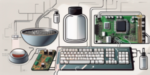 Various computer hardware components such as a keyboard